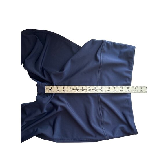 Everlast Sport Navy & Black L Leopard Print High-Waisted Leggings Activewear - Picture 6 of 7